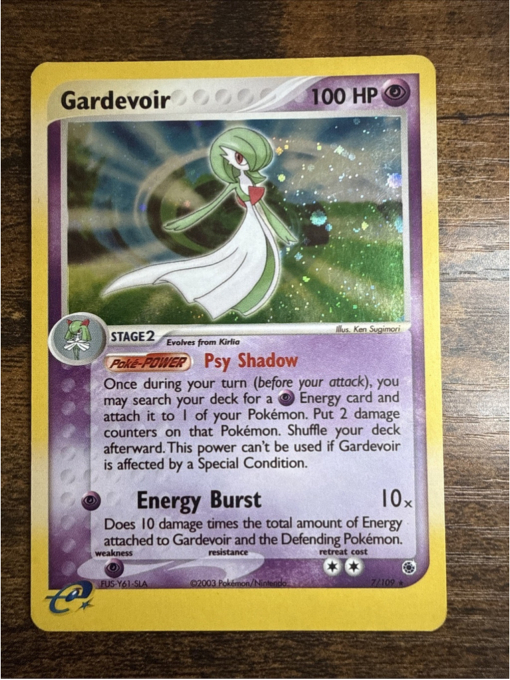Gardevoir 7/109 Ruby and Sapphire Holo